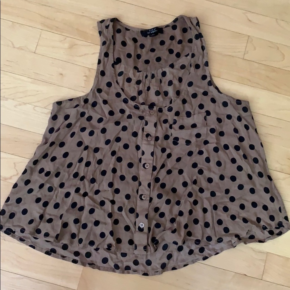 Iris polka dot shirt